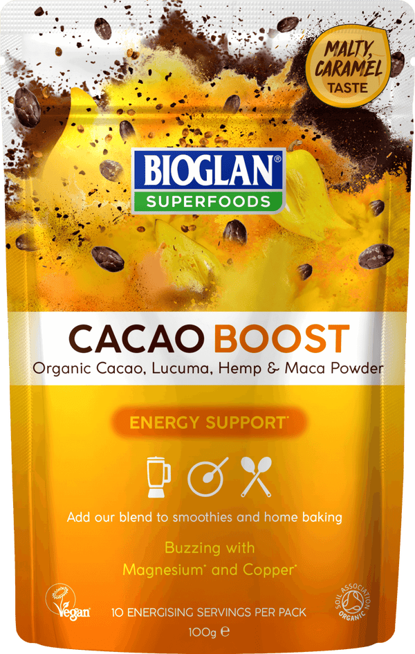 Bioglan Superfoods Supergreens Cacao Boost - 100g