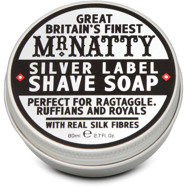 Mr Natty Silver Label Shave Soap 80ml