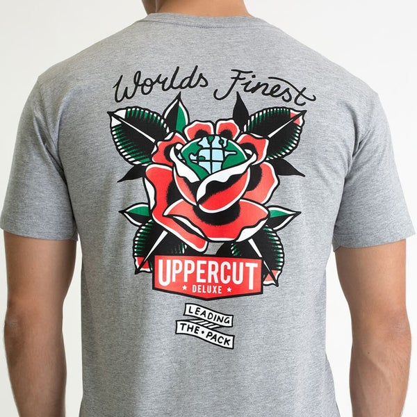 Uppercut Deluxe Men's World's Finest T-Shirt - Grey