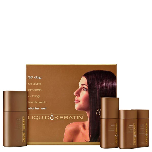 Liquid Keratin 30 Day Straight-Smooth-Strong and Long Treatment Starter Kit