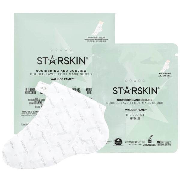 STARSKIN Walk Of Fame - Nourishing & Cooling Double Layer Foot Mask Socks