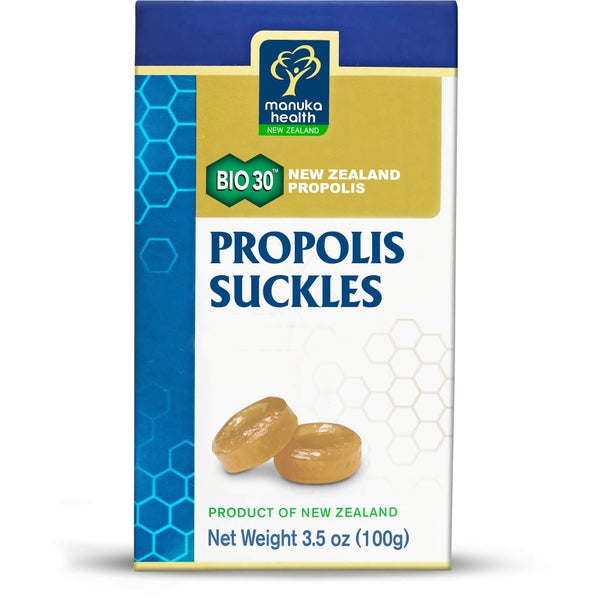 Manuka Health Propolis Suckles with Peppermint BIO 30 100g