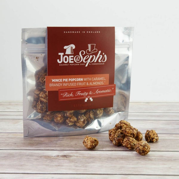 Joe & Seph's Mince Pie Popcorn Snack Pack