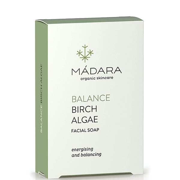 MÁDARA Birch Algae Balancing Face Soap 70g