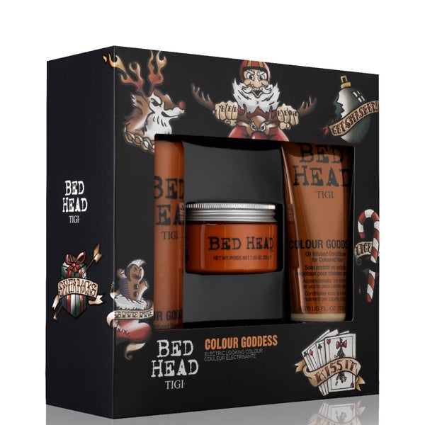 TIGI Bed Head Colour Goddess Shampoo, Conditioner and Mask Gift Set