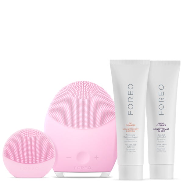 FOREO T-Sonic Skincare Collection - (LUNA 2 Normal Skin, LUNA Play) Pearl Pink