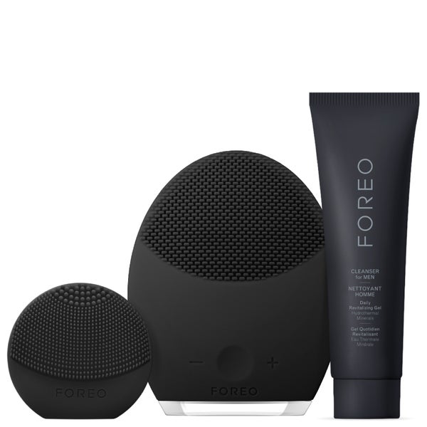 FOREO Holiday Complete Male Grooming Kit - (LUNA 2, LUNA play) Midnight