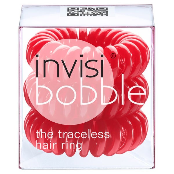 invisibobble Hair Tie Raspberry Red (3 Pack) (Beauty Box)