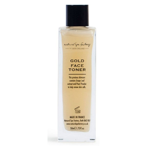 Natural Spa Factory Shimmering Gold and Pearl Face Toner