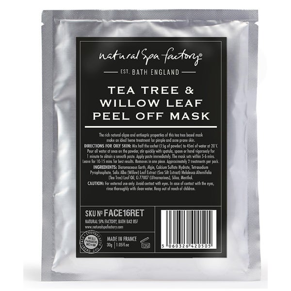 Natural Spa Factory Tea Tree and Willow Leaf Peel-Off Face Mask