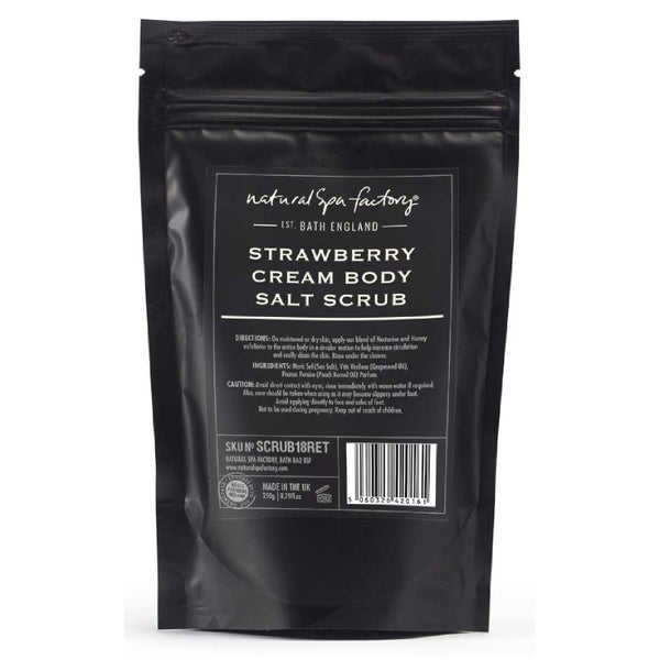 Natural Spa Factory Strawberry and Cream Body Salt Scrub