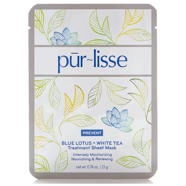 Purlisse Blue Lotus and White Tea Treatment Sheet Mask