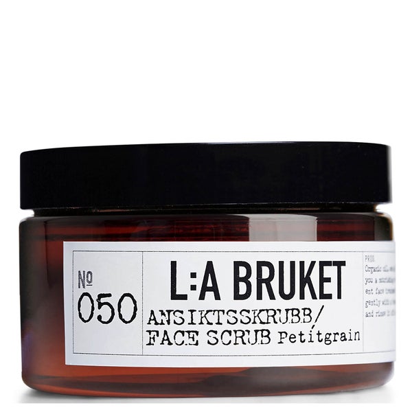 L:A BRUKET No.50 苦橙叶精油脸部磨砂海盐 100ml