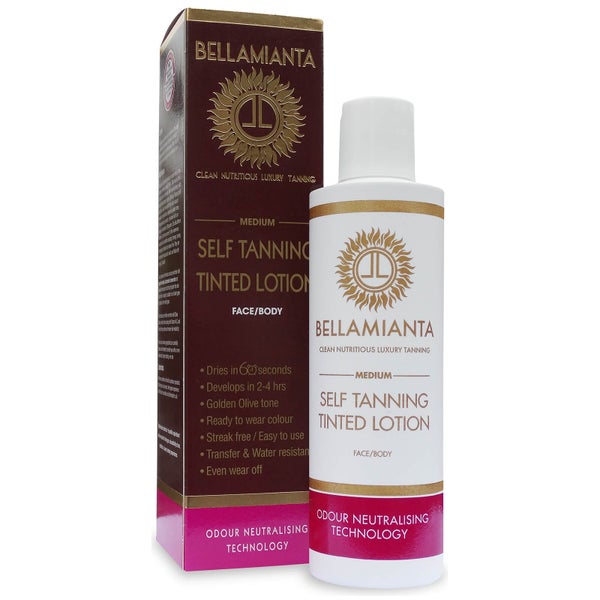 Bellamianta Self Tanning Tinted Lotion - Medium 200ml