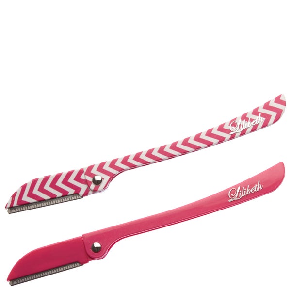 Lilibeth of New York Brow Shaper - Pink Chevron/Pink Solid (Set of 2)