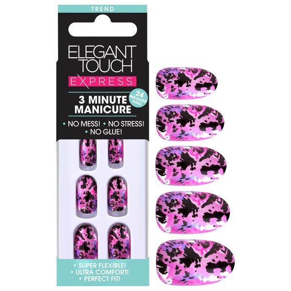 Elegant Touch Express Trend Nails - Pink Foil