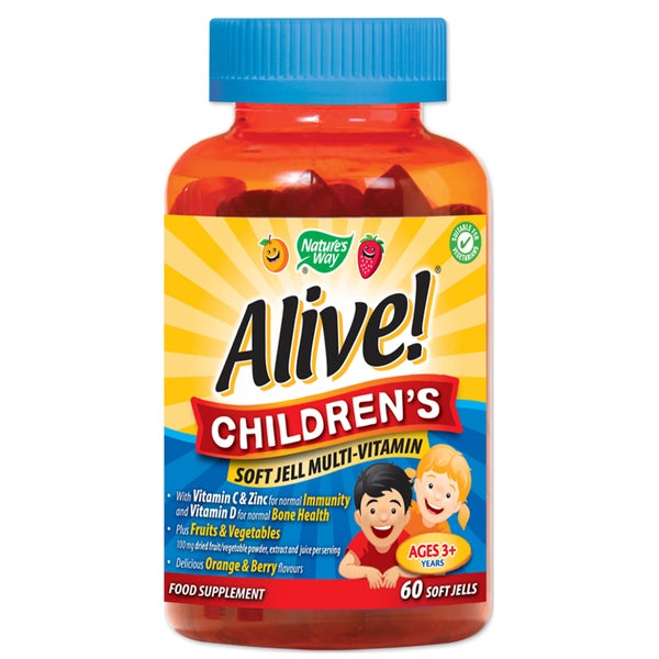 Nature's Way Alive! Children's Soft Jells - 60 Soft Jells