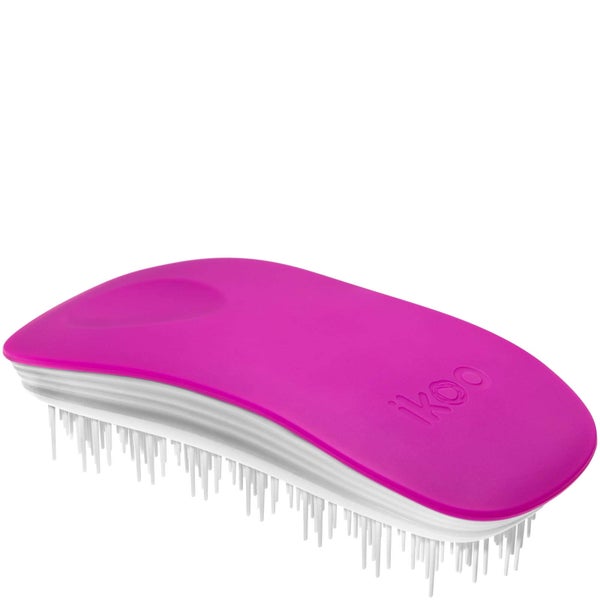 ikoo Home Hair Brush - White - Sugar Plum