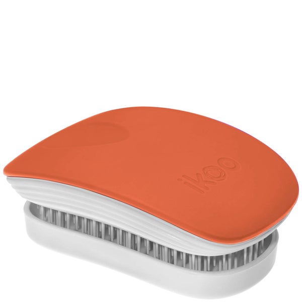 ikoo Pocket Hair Brush - White - Orange Blossom