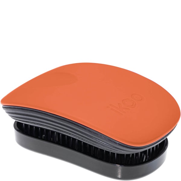 ikoo Pocket Hair Brush - Black - Orange Blossom
