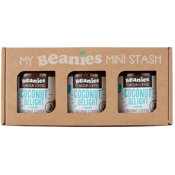 Beanies Coconut Delight Flavour Instant Coffee - Pack of 3
