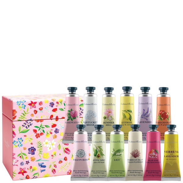 Crabtree & Evelyn Hand Therapy Gift Set - Pink - 12 x 25g