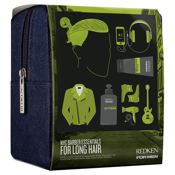 Redken For Men Kit Man Bun - Barber Essentials Kit (Long Men's Hair)