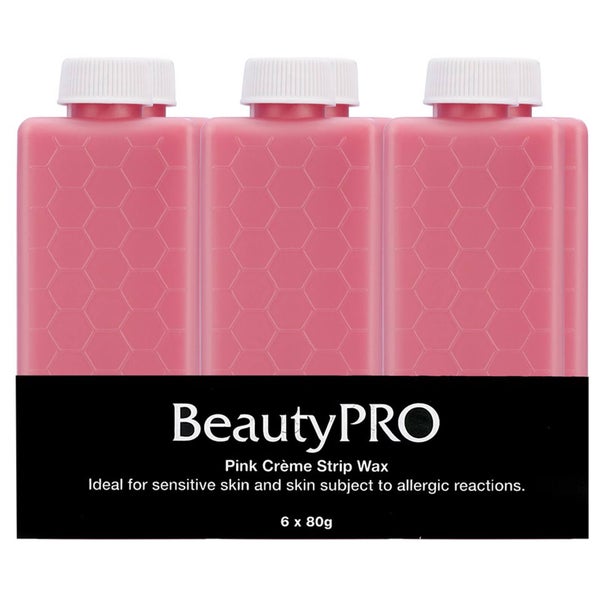 BeautyPro Pink Creme Strip Wax 6 x 80g