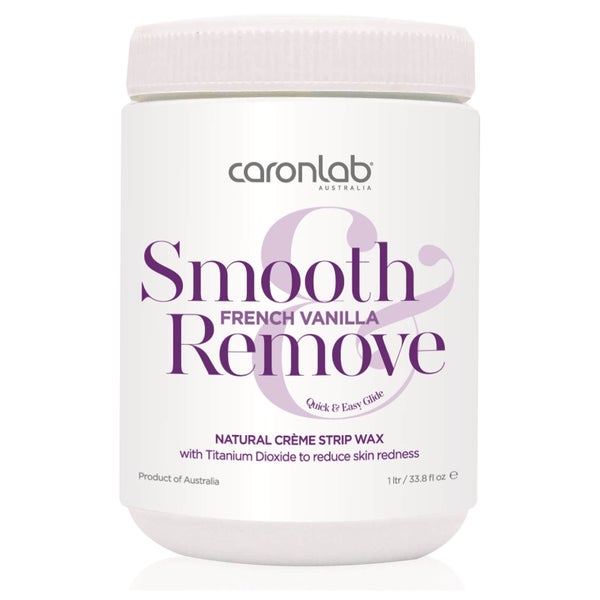 Caronlab Smooth and Remove French Vanilla Natural Crème Strip Wax 800g