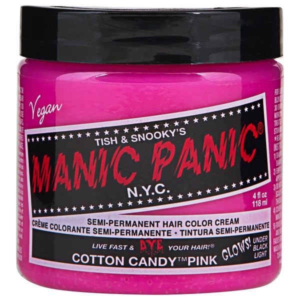 Manic Panic Semi-Permanent Hair Color Cream - Cotton Candy Pink 118ml