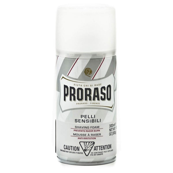 Proraso Shaving Foam - Sensitive - Prevents Razor Burn 300ml