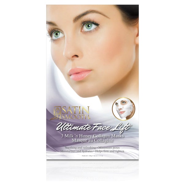 Satin Smooth Ultimate Collagen Face Lift Masks
