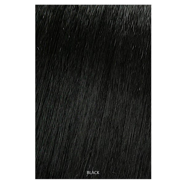 Showpony Professional Clip In Hair Extensions Heat Resistant Synthetic Style 406 - Black 18 Inches