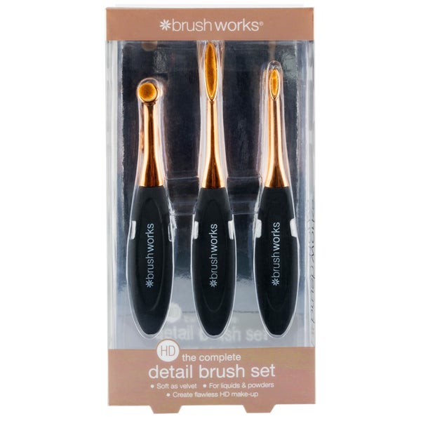 brushworks HD 牙刷型化妆刷三件套 | 细节