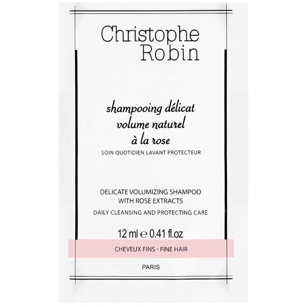 Christophe Robin 玫瑰丰盈护色洗发乳 12ml/瓶