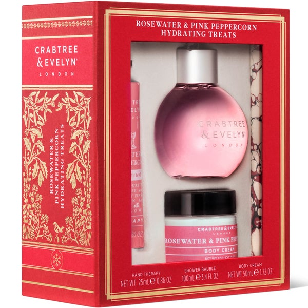 Crabtree & Evelyn Rosewater & Pink Peppercorn Hydrating Travelling Treats