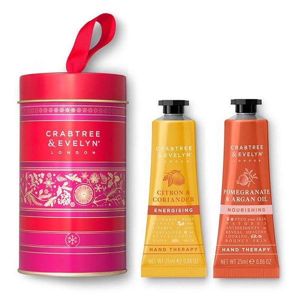 Crabtree & Evelyn Pomegranate and Citron Tin 2x25g Hand Therapy