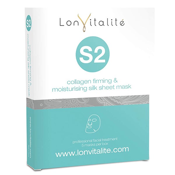 Lonvitalite S2 Collagen Firming & Moisturising Silk Face Mask (5 Pack)