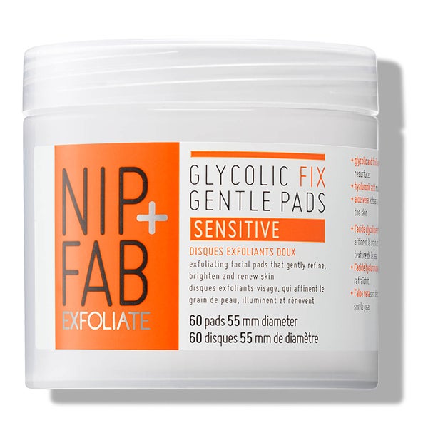 NIP + FAB 乙醇酸修护温和洁肤棉 敏感型肌肤|80ml