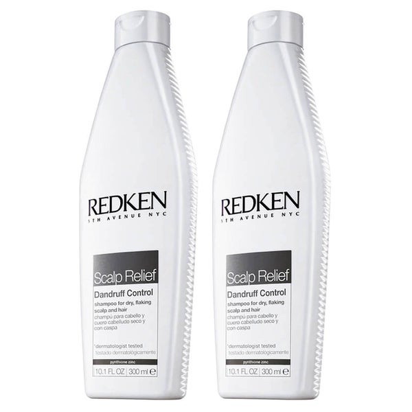 Redken Scalp Relief Dandruff Control Shampoo Duo (2 x 300ml)