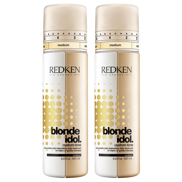 Redken Blonde Idol Custom-Tone Gold Conditioner Duo (2 x 196ml)