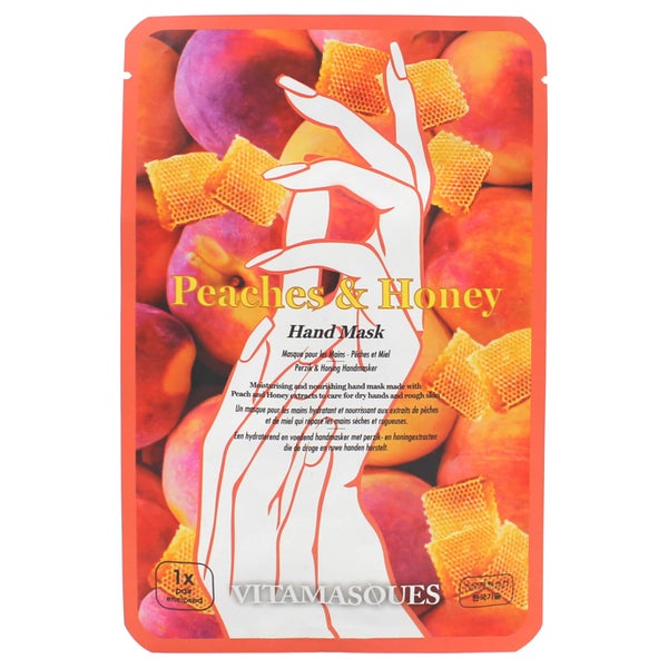 Vitamasques 桃子蜂蜜手膜 2×13g