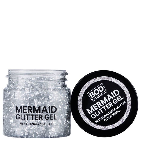 BOD Mermaid Body Glitter Gel - Silver