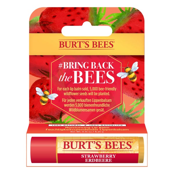 美国小蜜蜂 Bring Back the Bees 系列限量版草莓味唇膏