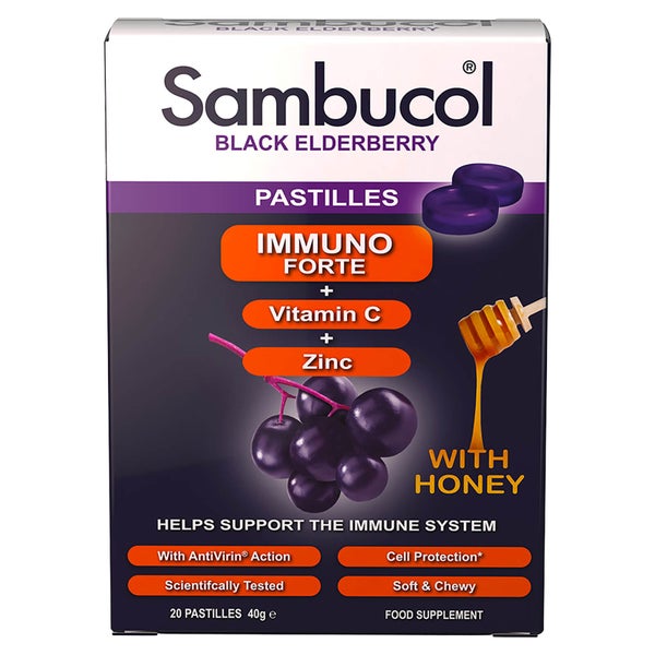 Sambucol 黑接骨木免疫力补充片 | 20 片装
