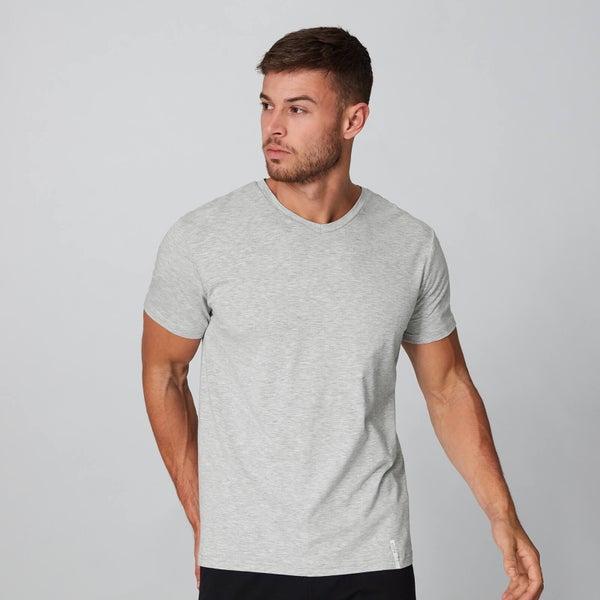 MP Luxe Classic V-Neck - Silver - XS