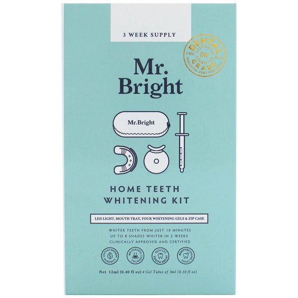 Mr. Bright 牙齿美白套装 | 含拉链盒