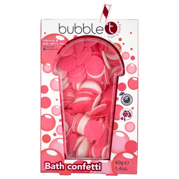 Bubble T Bath Confetti Hibiscus & Acai Berry Tea 40g