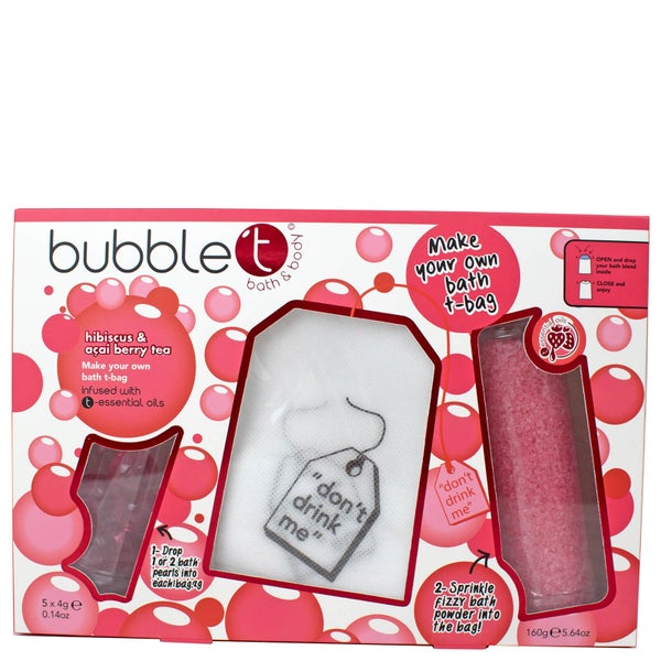Bubble T 定制版茶包 - 泡芙蓉和巴西莓茶160g