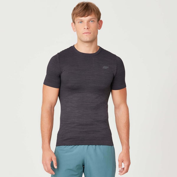 SEAMLESS 无缝系列 男士塑造短袖T恤 - 灰色